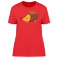 thumbnail image 1 of Adorable Hedgehog Cartoon Tee Women's -Image by Shutterstock, 1 of 2