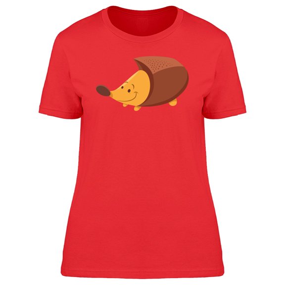 Adorable Hedgehog Cartoon Tee Women's -Image by Shutterstock