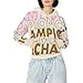 thumbnail image 3 of Champion Life Womens Reverse Weave Pullover Hoodie, S, Big Block Text Mix Chalk, 3 of 4