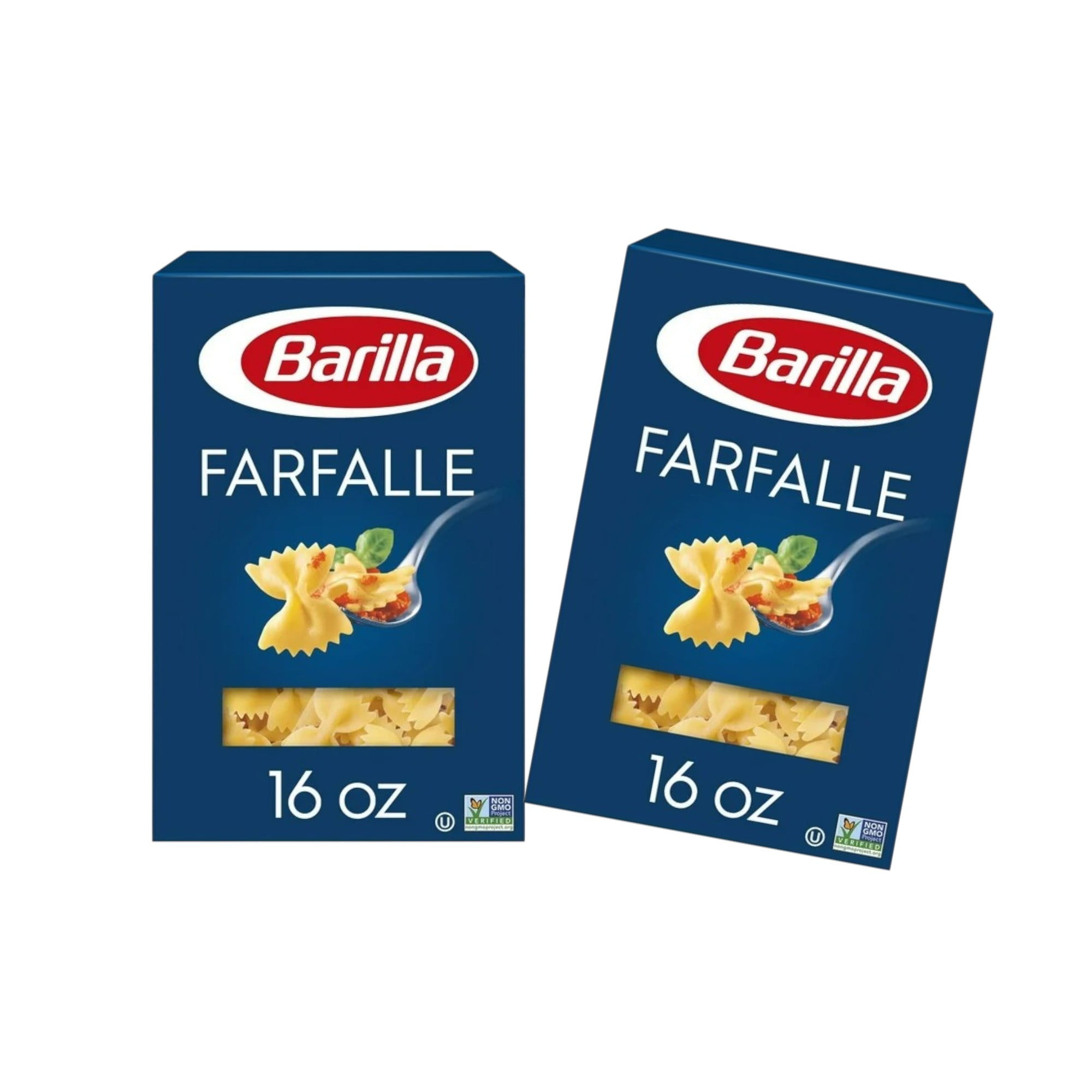2 Pack ) Barilla Pasta Farfalle - Walmart.com