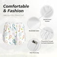 thumbnail image 6 of Lsque Cute Tennis Rackets Printed Women's Running Shorts with Liner Pockets,Elastic Quick Dry Workout Athletic Gym Yoga Shorts,Womens High Waist Shorts-Large, 6 of 9