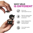 thumbnail image 6 of VELO Hairline Powder Root Touch Up, Instant Conceals Grays and Hair Loss, Quick Root Cover Up, Hair Fibers for Thinning Hair, 13 Shades for Women & Men, Long Lasting Formula (Black), 6 of 8