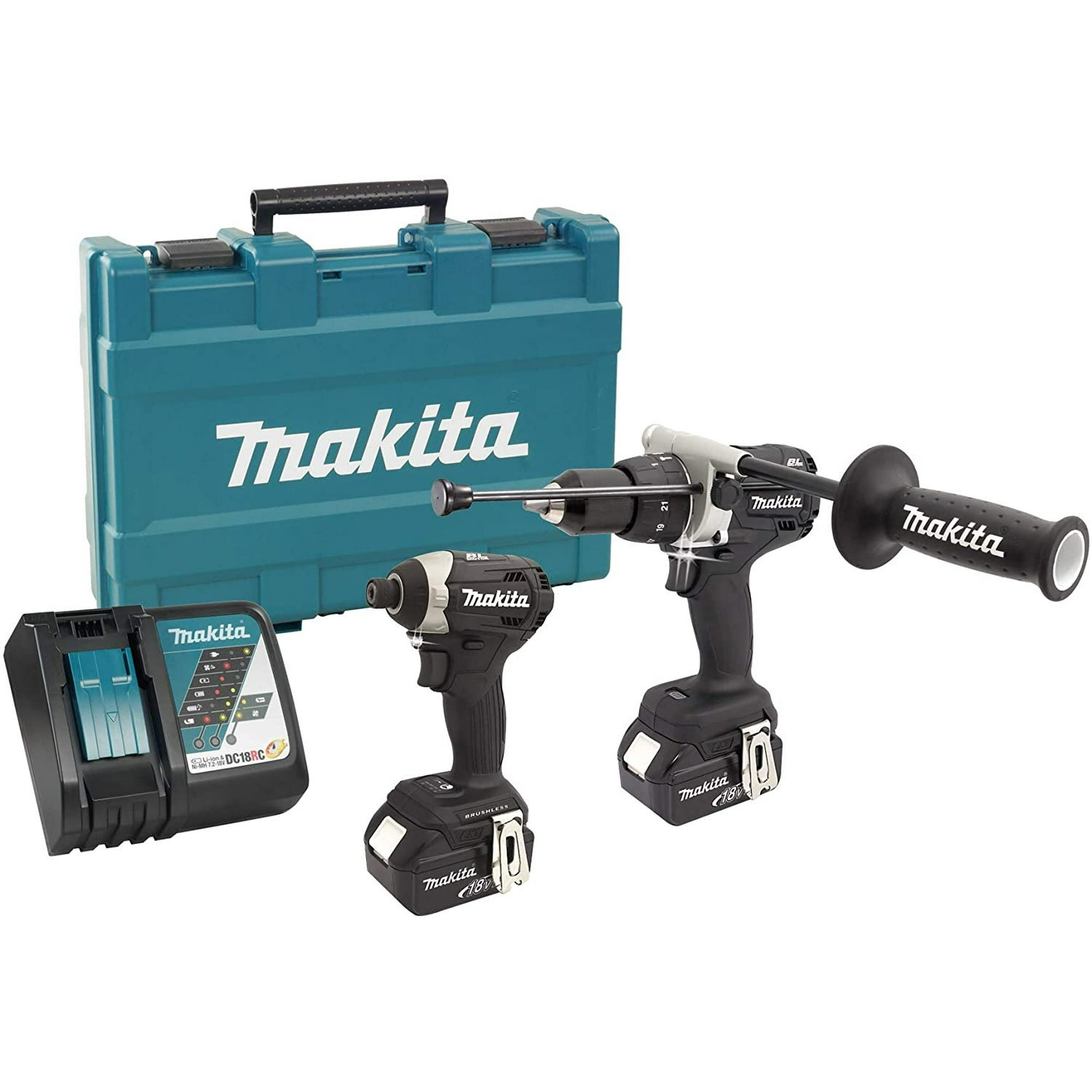 Makita 18V LXT 2PC Combo 5.0Ah Kit DHP481ZB+DTD154ZB | Walmart Canada