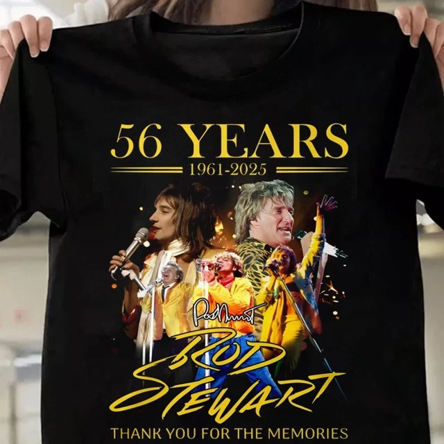 Rod Stewart 2025 tour Cheap Trick T-Shirt Full Size S-3XL
