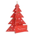 thumbnail image 1 of segolike 3D Merry Christmas Tree Greeting Card Postcard Birthday Message Cards Red, 1 of 9