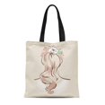 thumbnail image 1 of NUDECOR Sac Fourre-Tout en Toile Accessoires de Cheveux Magnifiques pour Mariage Mariée Sac d'Épicerie Réutilisable Durable, 1 of 1