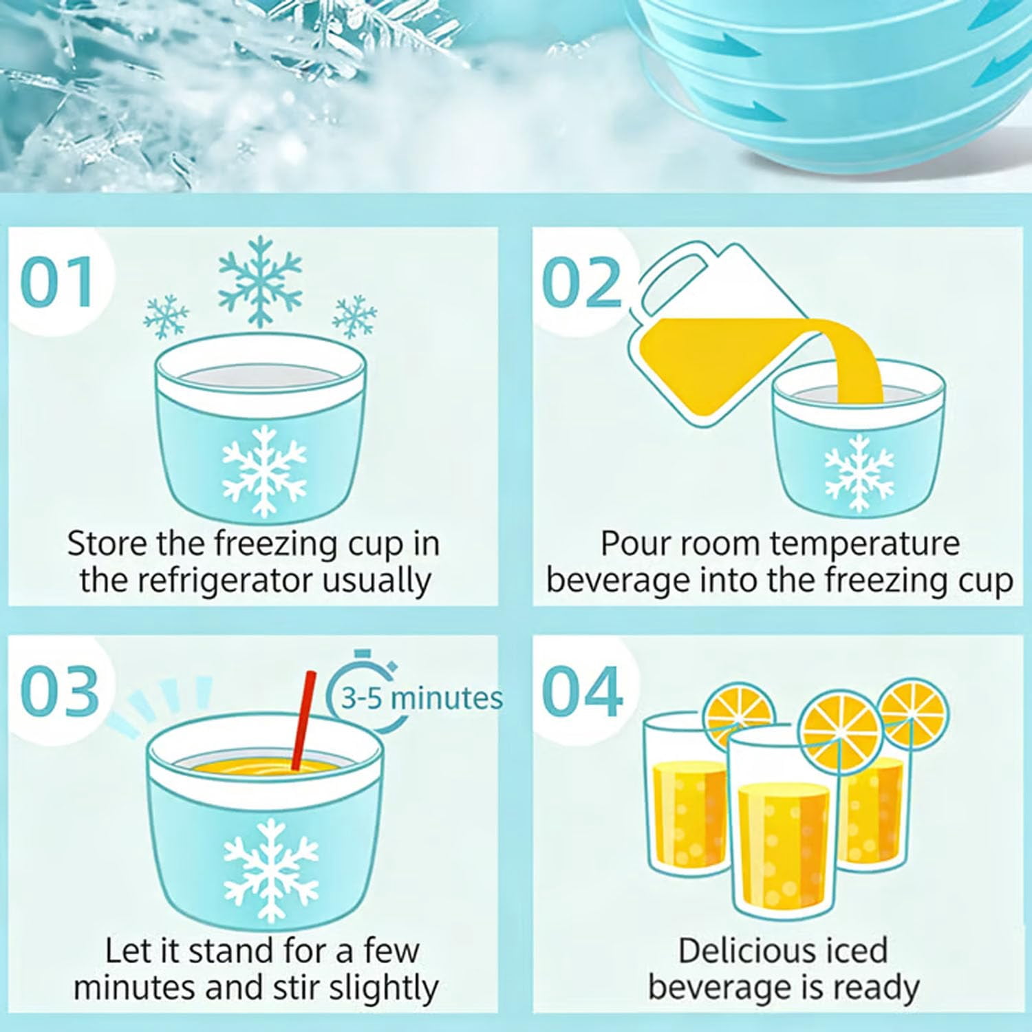 Small Home Mini Ice Cream Maker, Electric Portable Ice Cream Maker Making Machine Fruit Yogurt, Quick 15-Minute Small Home Mini Ice-Cream Makers For Everyday Kitchen Use