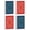 2Blue+2Red, variant on Neasyth Waterproof Playing Cards, Plastic Playing Cards, 2 Decks Poker Size Regular Index for Adults