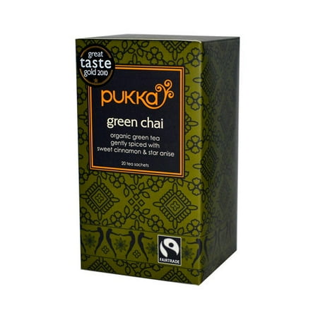 Pukka Herbal Teas Green Chai - 20 Bags