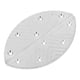 thumbnail image 2 of Kit de reparación de suelas con placas de talón de Metal, almohadillas protectoras de talón para zapatos, botas, placas de reparación de talón en forma de media luna, 1 par, 2 of 6