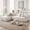 1-White, variant on Arouseden Black Sectional Couch,108 Inch Couch with 5 Throw Pillows,Left Facing Sectional Sofa with Chaise,Cloud Sectional Couches for Living Room