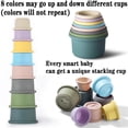 thumbnail image 2 of Zzyfgh Tazas Apilables De Juguete para Bebés, 8 Piezas, Tazas Anidadas con Patrón, Regalos Educativos Montessori Divertidos, Tazas, Juguetes para Niños Pequeños De 1 A 3 Años, 2 of 5