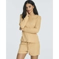 thumbnail image 6 of 2 Pack: Women's Ribbed Knit Long Sleeve Top and Shorts Pullover Lounge Pajama Set (Available In Plus Size), 6 of 6