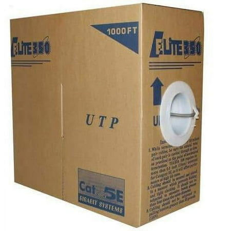 Infinity Cable CAT5E Stranded CM 100% Pure Copper  Bulk Cable 1000ft. Pull Box  Gray price history on PriceWatchPro
