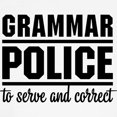 thumbnail image 3 of CafePress - Grammar Police Sweatshirt - Crew Neck Sweatshirt, 3 of 4
