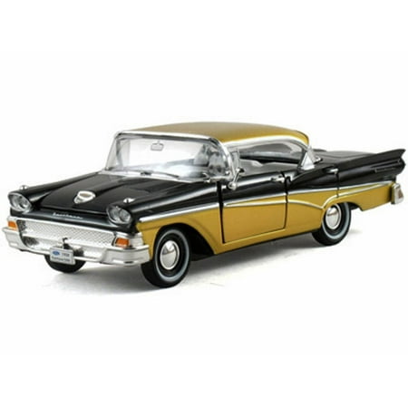 - 1958 Ford Fairlane Town Victoria Hard Top, Black - Arko 05861 - 1/32 Scale Diecast Model Toy Car