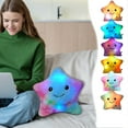 thumbnail image 7 of Mecorevxz 9'' LED Twinkle Star Soft Plush Pillow Toys Glowing Stuffed Star Light up Pillow Plush with Colorful Night Lights Birthday Gift for Toddler(Blue), 7 of 7