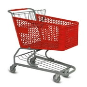 Large Plastic Shopping Cart - Red
