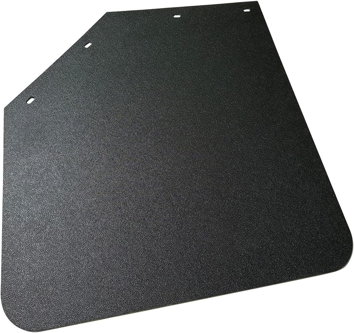 BST BSSP Pair Universal Heavy Duty Polymer Mudflaps 24x30 Inch, Black Angled Splash Guard Mud Flaps for Semi Trucks Tractor Trailer