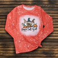 thumbnail image 2 of Mujer Verano Tallas grandes Casual Cuello redondo Suelto Gradiente Impreso Manga larga Tops Mujer Blusa Fridja bvmnju863, 2 of 6