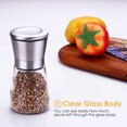 thumbnail image 2 of 2PCS Manual Pepper Grinders Salt Grinder Mill Sets Adjustable Coarseness, 2 of 8