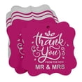 thumbnail image 3 of Inkdotpot Pack Of 50 Thank You From The New Wedding Paper Tags DIY Craft Bracket Shape Real Silver Foil Hang Tags, 3 of 7
