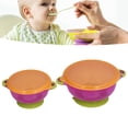 thumbnail image 1 of Juego De Cuencos Para Bebés, Cuenco De Alimentación Para Bebés PP Antiescaldado Con Tapas Para Niños Pequeños Para Entrenamiento De Autoalimentación, 1 of 7