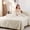Beige, variant on Aship Queen Comforter Set, 3Pcs Cozycash PCM Bedding Set with Temperature Regulating for All Season, Reversible Skin-friendly Bedding, 1Comforter & 2 Pillowcases Gray
