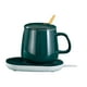 thumbnail image 2 of Juego de posavasos con calefacción de Taza de cerámica, 55 ℃, Temperatura Constante, Lindo Juego de Calentador de Tazas para hogares, Oficina, Regalos, Verde, 2 of 14