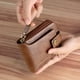 thumbnail image 5 of Cartera triple TUNC para Hombre con hebilla y cremallera duradera, 5 of 5