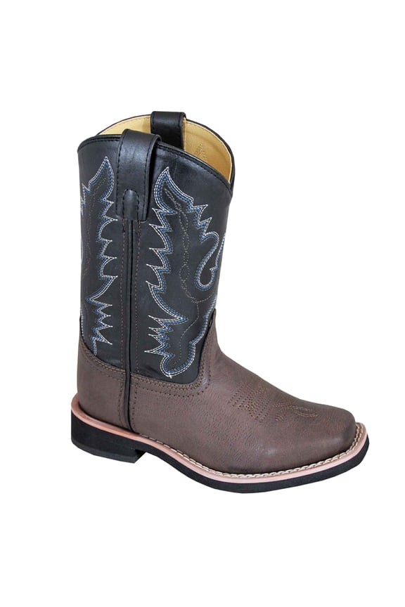 Kids Tyler Western Boots, Color: Brown/Black, Size: 12.5, Width: R