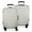 White Bigfoot And, variant on Brown Cartoon Bigfoot and Heart Pattern Luggage Cover Fashion Suitcase Cover Baggage Covers Fit 25-28 Inch Luggage (Go Travel)