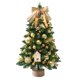 thumbnail image 2 of Mini árbol de Navidad de escritorio, adornos navideños 2023, decoración con luces LED Dorado, 2 of 9