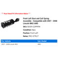 thumbnail image 2 of Front Left Strut and Coil Spring Assembly - Compatible with 2007 - 2008 Lincoln MKX AWD, 2 of 2