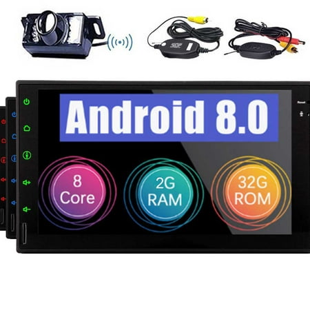 EinCar Double din Android 8.1 Car Navigation Stereo Bluetooth Car Radio Video Music Entertainment with Wifi Web Browsing, App Dowanload Support Subwoofer,AV-IN,AV-Out,Mirrorlink, Built-in (Best Offline Android Navigation App 2019)
