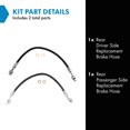 thumbnail image 2 of Trq Juego De Mangueras De Freno Trasero Lado Del Conductor Y Del Pasajero Compatible Con Hyundai Tucson 2019-2020 2017-2022 Kia Sportage, 2 of 5