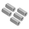 thumbnail image 4 of Écrou de Connecteur Hexagonal, Écrou de Couplage Argent 20Pcs M6 pour Goujons, 4 of 8