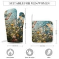 thumbnail image 2 of Watercolor Butterfly Oven And Pot Holders Sets, Heat Resistant Pads Kitchen Decor for Cooking Baking BBQ Grilling, Christmas Kitchen Gifts, 2 of 6
