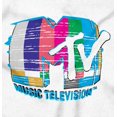thumbnail image 2 of Classic Warped Static MTV Logo Romper Boys or Girls Infant Baby Brisco Brands NB, 2 of 6