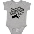 thumbnail image 3 of Inktastic Someone in Massachusetts Loves Me Boys or Girls Baby Bodysuit, 3 of 5