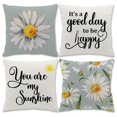 thumbnail image 1 of Fundas de almohada de 18 x 18 pulgadas, juego de 4 fundas de almohada de verano, funda de almohada decorativa, almohadas de decoración de granja Ho como se muestra, como se muestra, 1 of 5