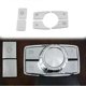 thumbnail image 1 of 6PCS Car Multimedia Button Trim Cover Stickers Fit For Mercedes-Benz E Class W212 2010-2015 Interior Decoration Sticker, 1 of 4