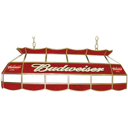 Stained Glass Billiard Light Shade - Trademark Budweiser Billiard Lamp, Stained Glass