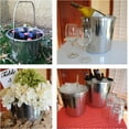 thumbnail image 3 of Buffalo SSB3PK AmeriHome Assorted Stainless Steel Bucket Set - 3 Piece, 3 of 7