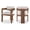 Beige, variant on Meridian Furniture Sacha Beige Linen Textured Fabric Dining Chair (Set of 2)
