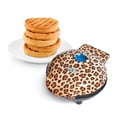 thumbnail image 1 of DASH Mini Maker for Individual Waffles, Hash Browns, Keto Chaffles with Easy to Clean, Non-Stick Surfaces, 4 Inch, Orange Leopard, 1 of 4