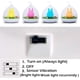 thumbnail image 2 of ER Luces nocturnas para niños Diseño portátil recargable T oso de fresa Electrónica, 2 of 4