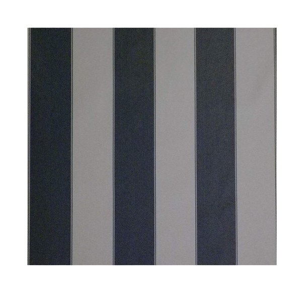 STRIPE CANVAS AWNING FABRIC WATERPROOF OUTDOOR FABRIC 60" ( GRAY/COAL 1