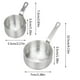 thumbnail image 3 of Cacerola de acero inoxidable, olla pequeña, calentador de leche, 50 ml y 100 ml, 3 of 8