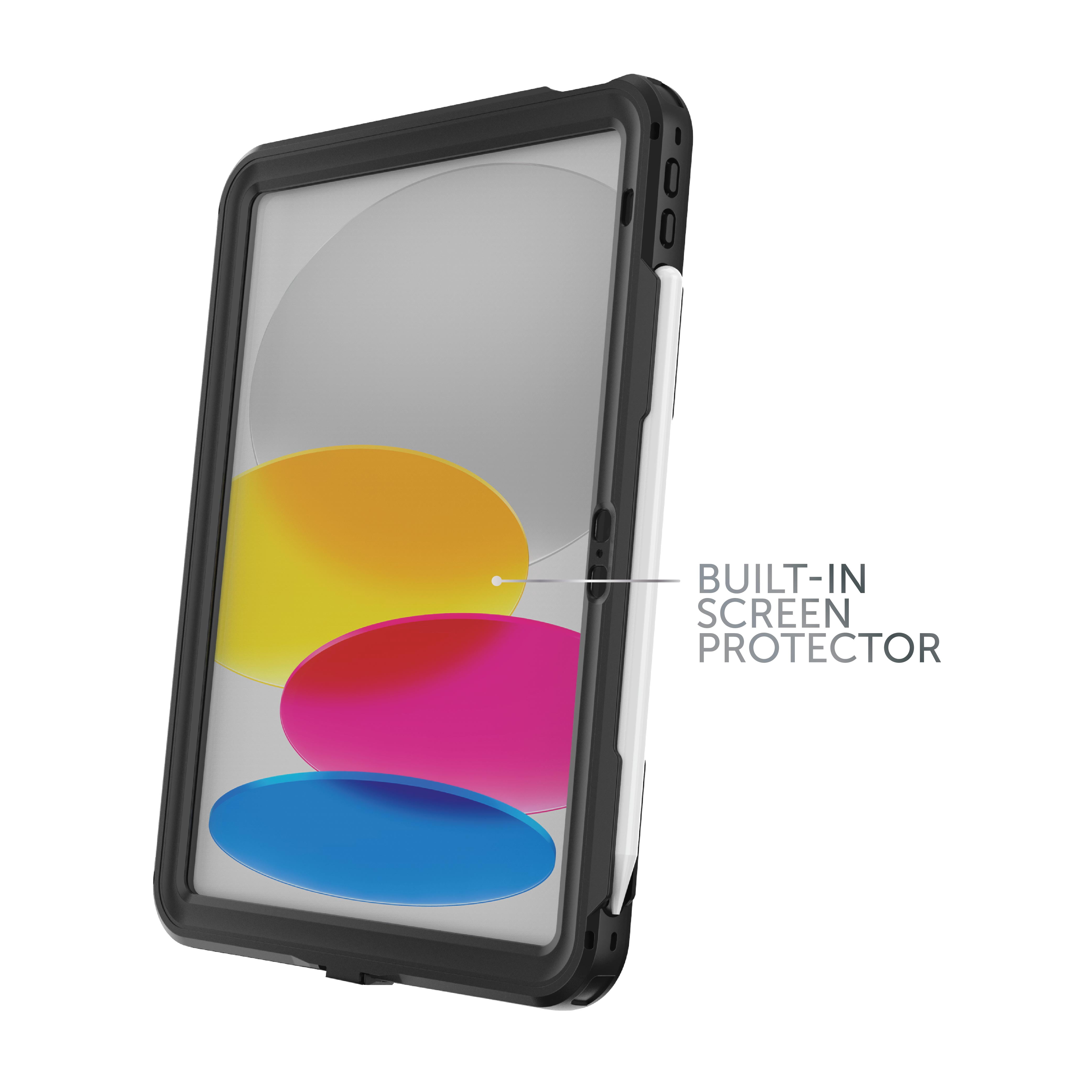 Body Glove Tidal Waterproof Tablet Case for iPad (A16) / iPad (10th generation) - Black/Clear